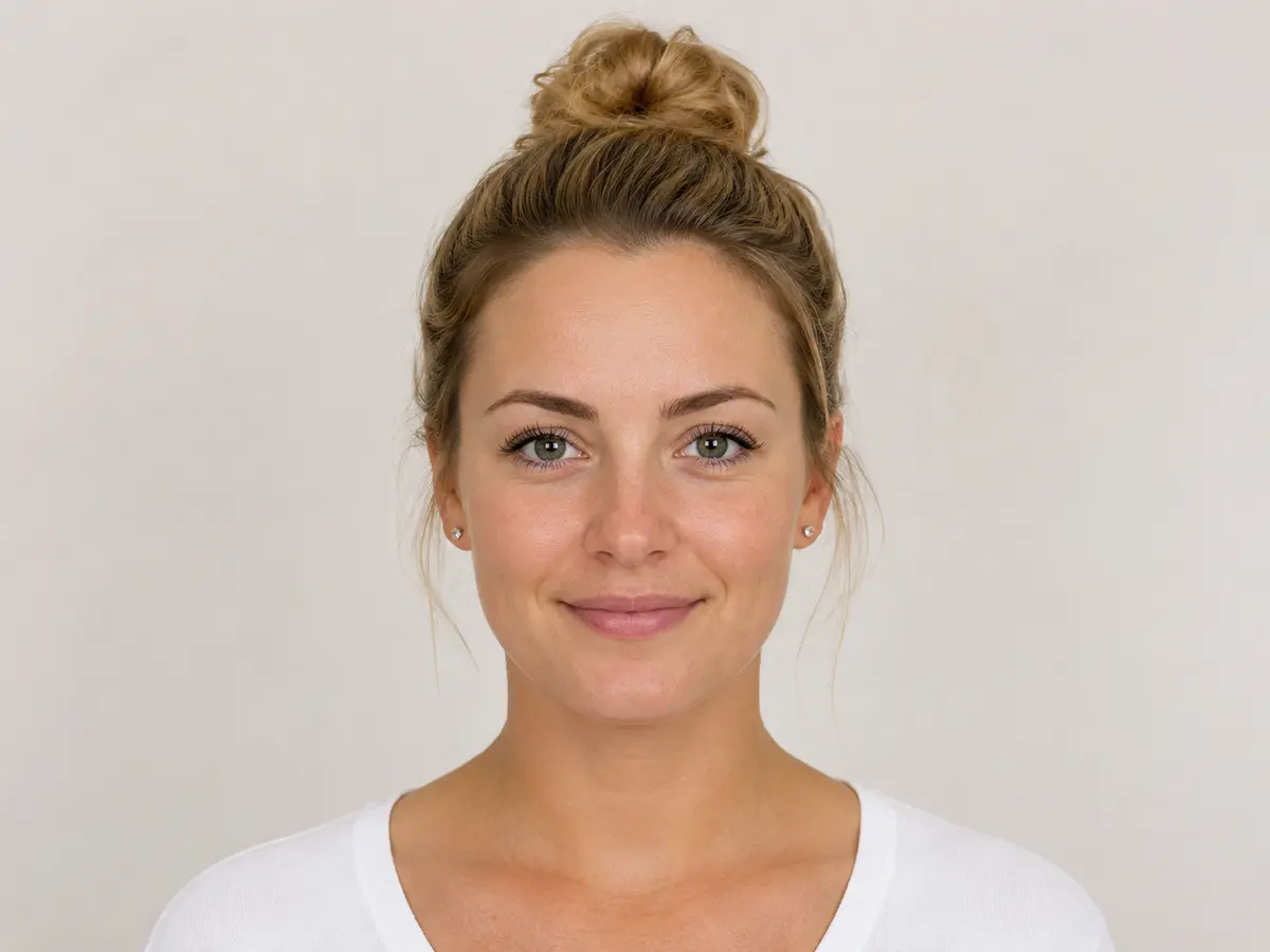 Beispiel für Gesicht frontal